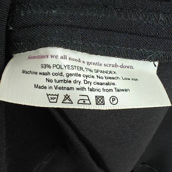 MM Lafleur Etsuko Dress Size 0 Black WonderTex Stretch Pockets 3/4 Sleeve Career - Picture 8 of 9